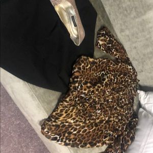 Animal print blouse